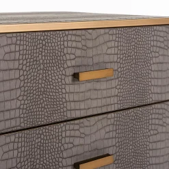 Ladenkast/Nachtkastje Classio 3-laden (Brushed Gold) - Loft24.nl