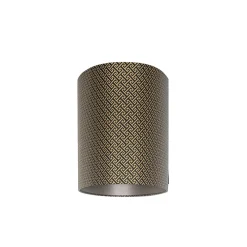 Lampenkap Geo kleur Zwart/Goud - Loft24.nl