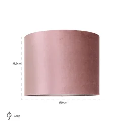 Lampenkap Old Rose Velvet - Loft24.nl
