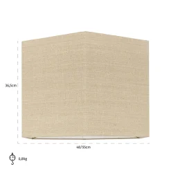 Lampenkap Sally Linnen kleur Zand - Loft24.nl