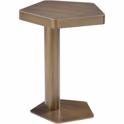 Laptoptafel Hexa - Brushed Gold - Loft24.nl