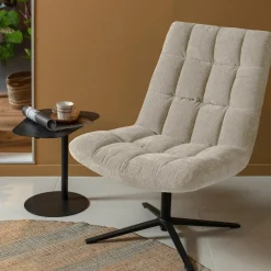 Laptoptafel Lia 50 x 38cm - Zwart - Loft24.nl