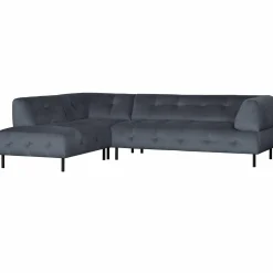 Lloyd hoekbank links gewassen fluweel cloud - Loft24.nl