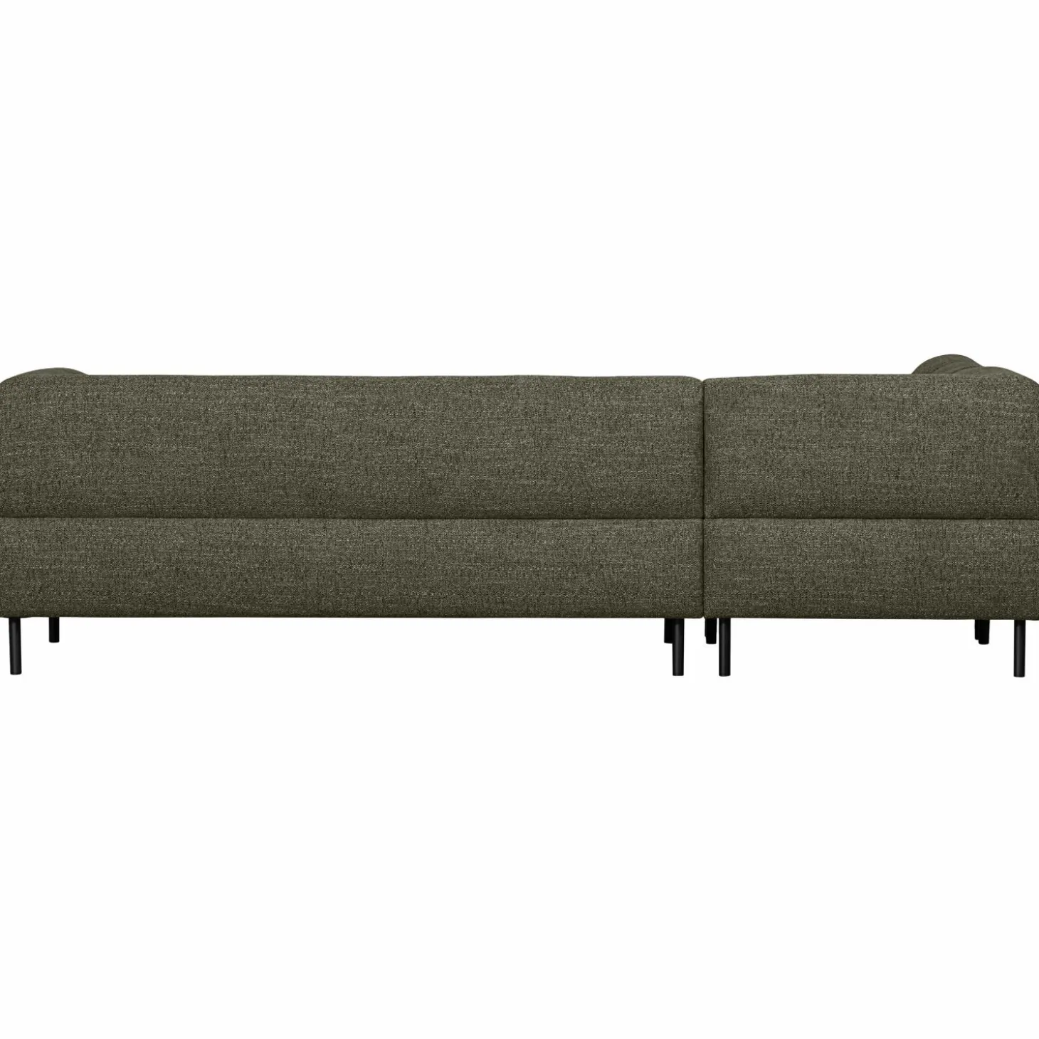 Lloyd hoekbank links grof geweven groen melange - Loft24.nl