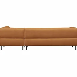 Lloyd hoekbank rechts gewassen fluweel cinnamon - Loft24.nl