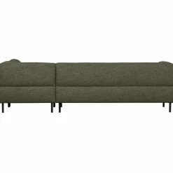 Lloyd hoekbank rechts grof geweven groen melange - Loft24.nl