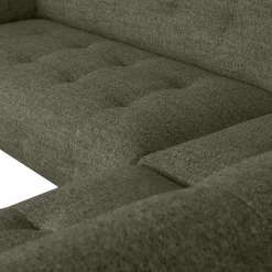 Lloyd hoekbank rechts grof geweven groen melange - Loft24.nl