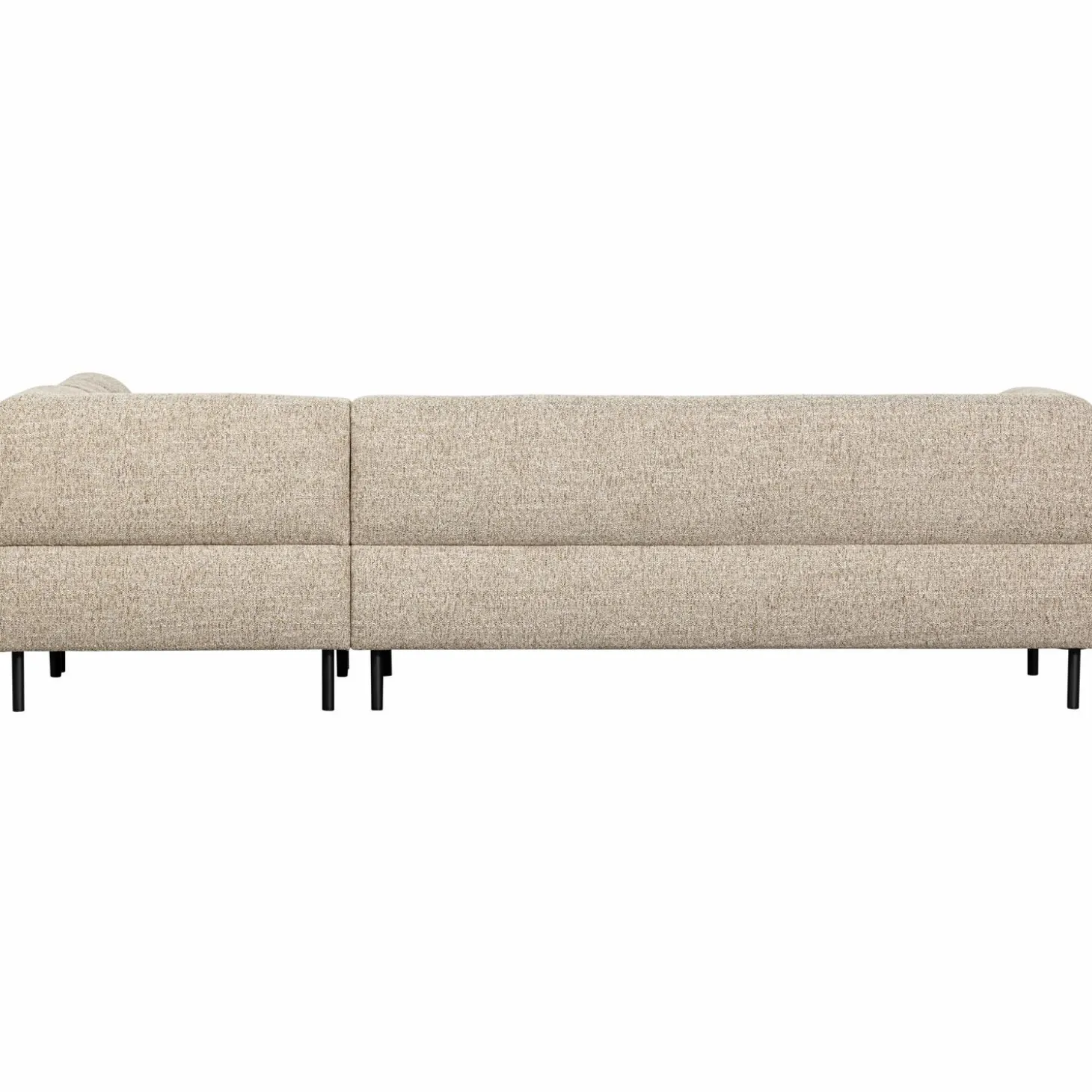 Lloyd hoekbank rechts grof geweven naturel melange - Loft24.nl