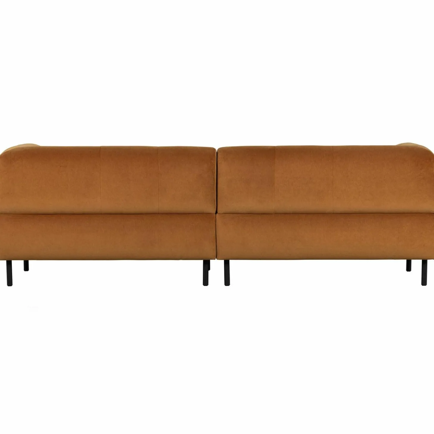 Lloyd 4-zits bank gewassen fluweel cinnamon - Loft24.nl