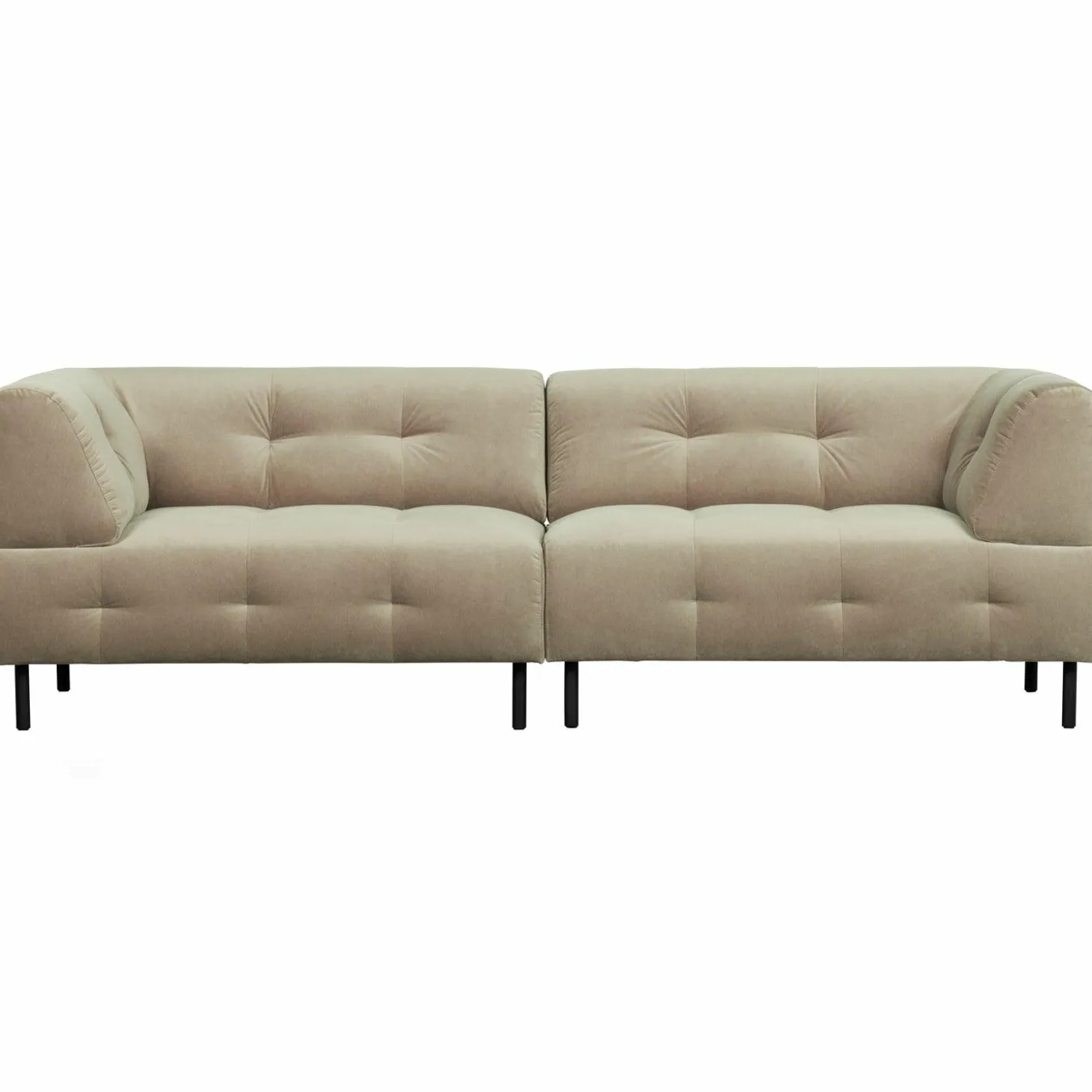 Lloyd 4-zits bank gewassen fluweel sea salt - Loft24.nl