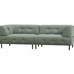 Lloyd 4-zits bank gewassen fluweel waterplant - Loft24.nl