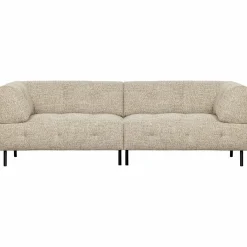 Lloyd 4-zits bank grof geweven naturel melange - Loft24.nl