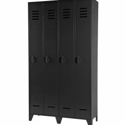 Lockerkast Stijn 2-deurs, kleur Zwart - Loft24.nl