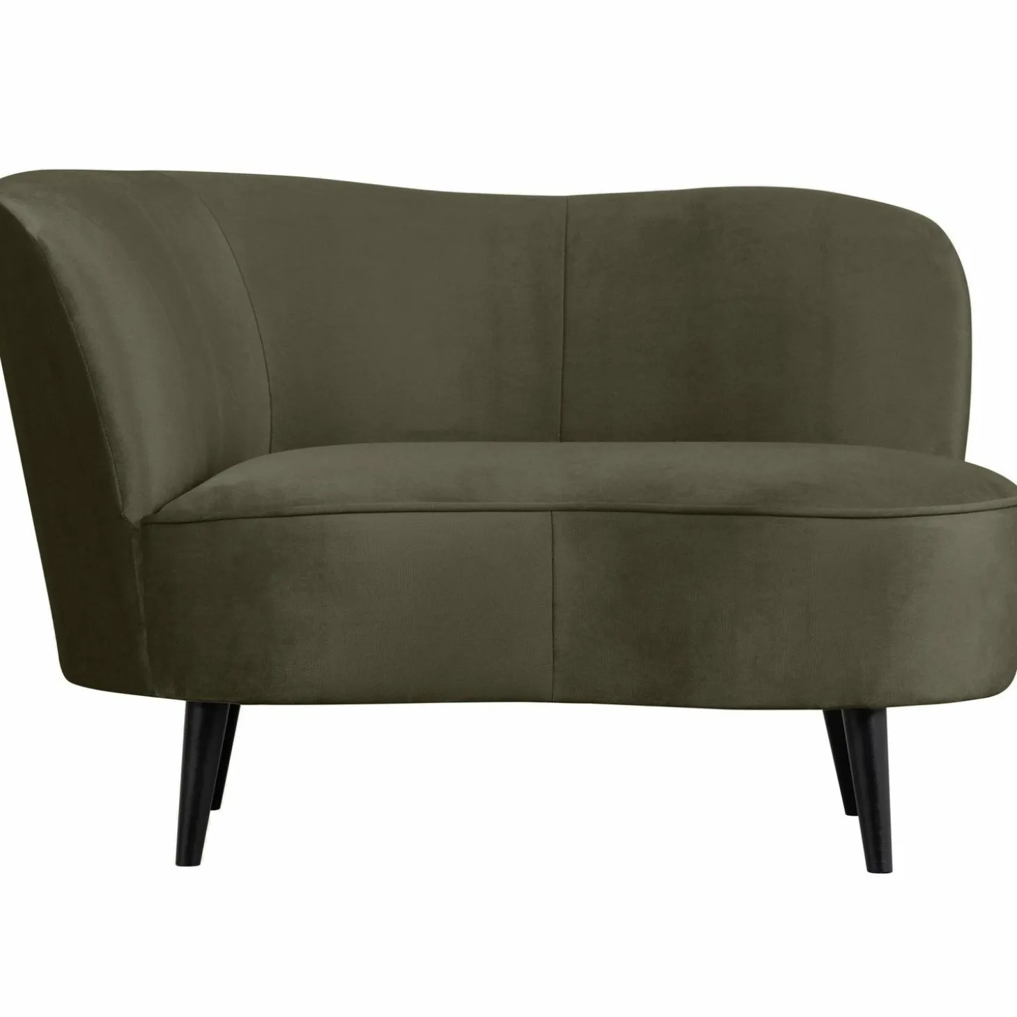 Lounge Fauteuil Sara - Warm Groen (links) - Loft24.nl