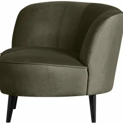 Lounge Fauteuil Sara - Warm Groen (links) - Loft24.nl