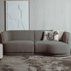 Loungebank Leicester Bouclé - Taupe - Loft24.nl