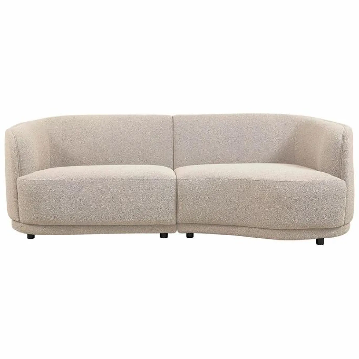 Loungebank Leicester Bouclé - Ivory - Loft24.nl