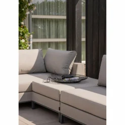 Loungebank Sicilië - Taupe (Links) - Loft24.nl