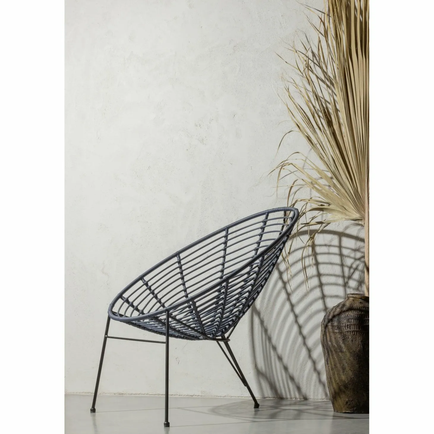 Loungestoel Jane - Donkerblauw - Loft24.nl