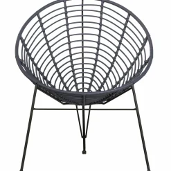 Loungestoel Jane - Donkerblauw - Loft24.nl