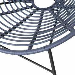 Loungestoel Jane - Donkerblauw - Loft24.nl