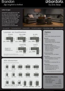 Modulaire Bank Brandon - zelf samenstellen - Loft24.nl