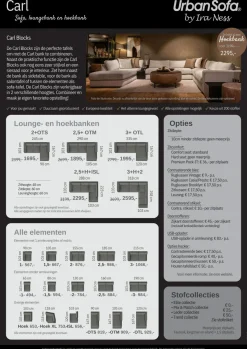 Modulaire Bank Carl - zelf samenstellen - Loft24.nl
