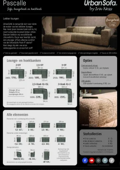 Modulaire Bank Pascalle - zelf samenstellen - Loft24.nl