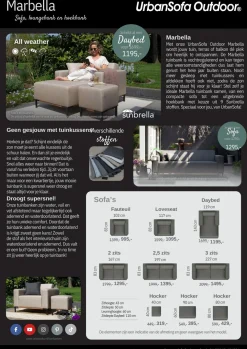 Modulaire Tuinbank Outdoor Marbella - zelf samenstellen - Loft24.nl