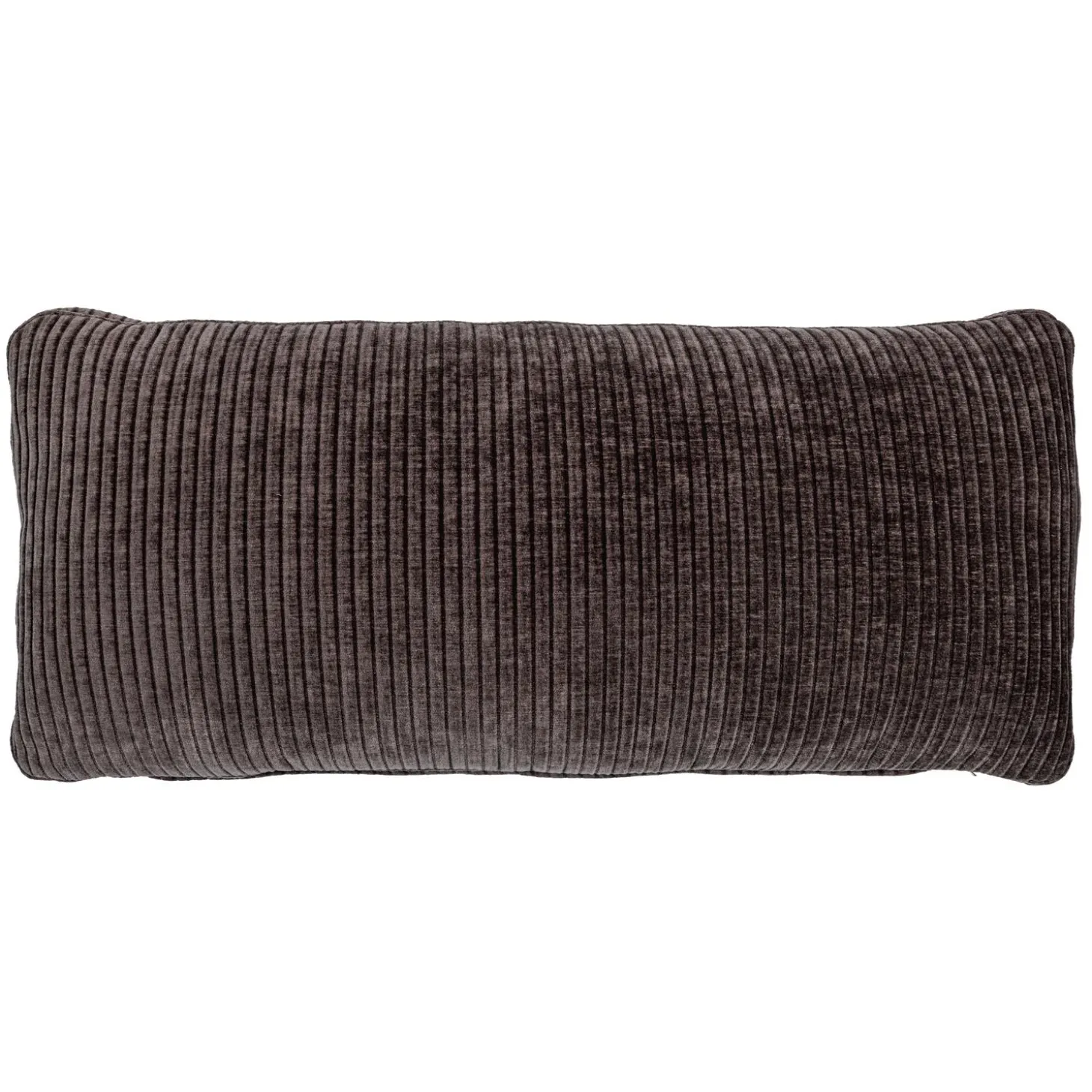 Mojo kussen geweven ribstof bruin - Loft24.nl