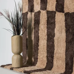 Mosi vaas/plantenpot fiber clay beige 75xØ25cm - Loft24.nl