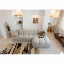 Mosi vaas/plantenpot fiber clay beige 75xØ25cm - Loft24.nl