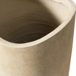 Mosi vaas/plantenpot fiber clay beige 75xØ25cm - Loft24.nl