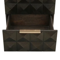 Nachtkastje Claremont 2-laden (Bruin) - Loft24.nl