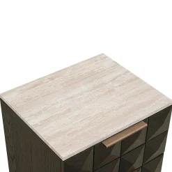 Nachtkastje Claremont 2-laden (Bruin) - Loft24.nl