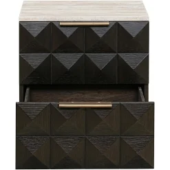 Nachtkastje Claremont 2-laden (Bruin) - Loft24.nl