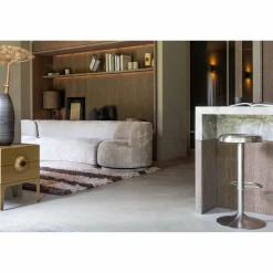 Nachtkastje Merge Met 2 lades, kleur Honing Geel - Loft24.nl