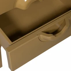 Nachtkastje Merge Met 2 lades, kleur Honing Geel - Loft24.nl