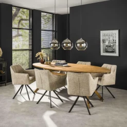 Nachtkastje Niche Acaciahout - Naturel - Loft24.nl