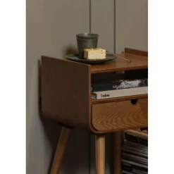 Nachtkastje Nils 36 x 30cm, kleur Naturel - Loft24.nl