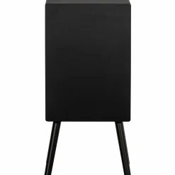 Nachtkastje Ozzy 36 x 30cm, kleur Zwart - Loft24.nl