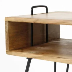 Nachtkastje Quadro Acaciahout Naturel - Loft24.nl