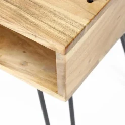 Nachtkastje Quadro Acaciahout Naturel - Loft24.nl