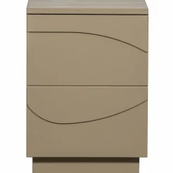Nachtkastje Teo Grenenhout, kleur Mud - Loft24.nl