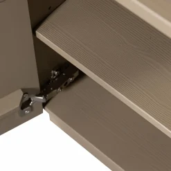 Nachtkastje Teo Grenenhout, kleur Mud - Loft24.nl