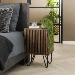 Nachtkastje Tweak Mangohout Set van 2 stuks - Loft24.nl