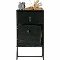 Nachtkastje Zola kleur Zwart - Loft24.nl