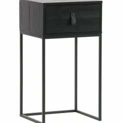 Nachtkastje Zola kleur Zwart - Loft24.nl