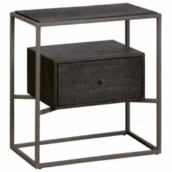 Nachtkastje/Bijzettafel Cascia Teakhout 60 x 55 cm - Loft24.nl