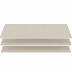 Olivia legplankenset t.b.v. kledingkast grenen dust [fsc] - Loft24.nl